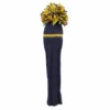 Navy and Yellow Knit Wool Hybrid Golf Headcover - LAST CALL 11 Navy Yellow Hybrid e1432327822659