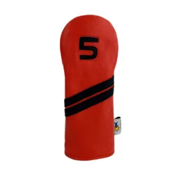 Red and Black Fairway Golf Headcover 3 or 5 - LAST CALL - Image 3