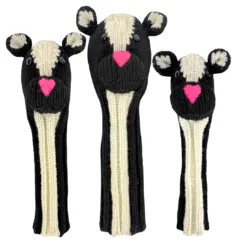 Skunk knit headcover set
