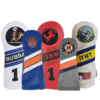 Custom Leather Headcover - 3 Stripes 2 3 Stripes