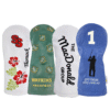 Custom Leather Headcover - No Stripes 3 No Stripes