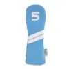 Light Blue and White DuraLeather Fairway Headcover - 5 wood - LAST CALL! 2 light blue and white fairway 5