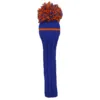 Knit Wool Driver Golf Headcover - LAST CALL 5 blue and orange knit driver