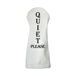 Duraleather Headcovers - SHIPS NOW! 139 Quiet Please Driver Headcover - LAST CALL