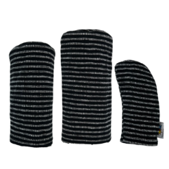 pinstripe woven fabric barrels