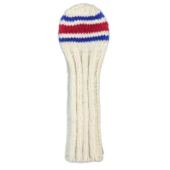 Alternative view of Classic 80s Sock Knit Golf Headcovers Blue and Red