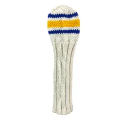 Alternative view of Classic 80s Sock Knit Golf Headcovers Blue and Yellow