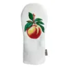 Hand Embroidered Georgia Peach Driver Headcover- LAST CALL! 5 peach driver copy1