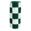 Green and White Checkered Driver Headcover- LAST CALL! 4 Green and White Checkered Stitched Driver Headcover