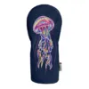 Hand Embroidered Jellyfish Driver Headcover- LAST CALL! 5 hand embroidered jellyfish