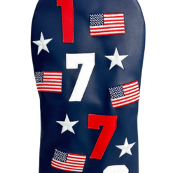 Alternative view of Driver Headcover 1776 Applique With Embroidered Flag and Stars- LAST CALL!