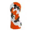 Orange Camo Applique