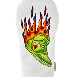 Alternative view of Hand Embroidered Fire Georgia Kicks Driver Headcover- LAST CALL