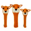 Hand Knit Fox Headcovers (Driver, Fairway, Hybrid, or Set) 7 fox set
