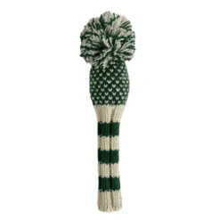 Green Chevron Knit Wool Headcovers (Driver, Fairway, Hybrid, or Set) 9 Green Chevron Knit Wool Headcovers (Driver, Fairway, Hybrid, or Set) - Image 5