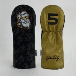 Alternative view of John Daly Black and Gold Fairway Headcover