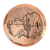 Desert Scene Embossed Ball Marker