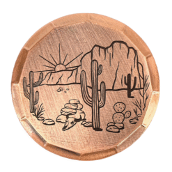 Desert Scene Embossed Ball Marker