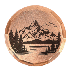 mountain embossed ball marker