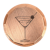 Martini Embossed Ball Marker 5 Martini Embossed Ball Marker