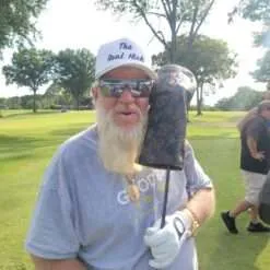 Alternative view of John Daly Black and Lime Green Driver Headcover