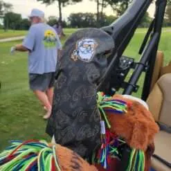 John Daly Black and Lime Green Driver Headcover - Image 3
