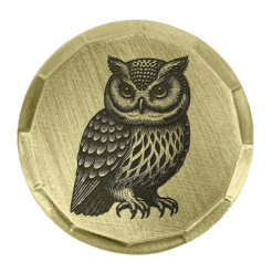 Owl Embossed Ball Marker 6 Owl Embossed Ball Marker - Image 2