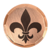 Fleur-de-lis Embossed Ball Marker 4 Fleur-de-lis Embossed Ball Marker