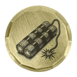 Alternative view of Dynamite Embossed Ball Marker