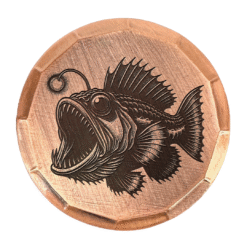 Anglerfish Embossed Ball Marker