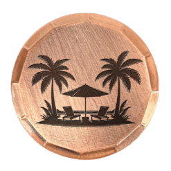 Palm Tree Embossed Ball Marker
