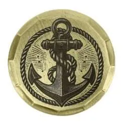 Anchor Embossed Ball Marker 3 Anchor Embossed Ball Marker - Image 2