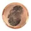 Fingerprint Embossed Ball Marker 5 finger print embossed ball marker
