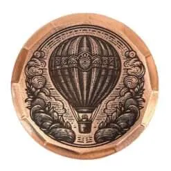 hot air balloon embossed ball marker