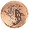 Koi Fish Embossed Ball Marker 11 koi fish ball marker