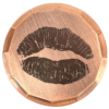 Kiss Embossed Ball Marker 5 lips copper