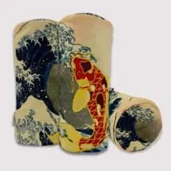 great wave koi fish barrel driver headcover