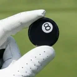 Alternative view of 8 Ball Black Chrome Ball Marker