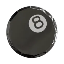 8 Ball Black Chrome Ball Marker