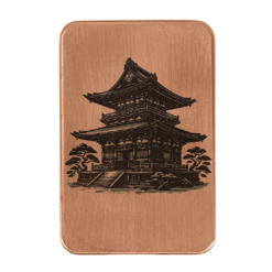 Japanese Temple Embossed Ball Marker 9 Japanese Temple Embossed Ball Marker - Image 5