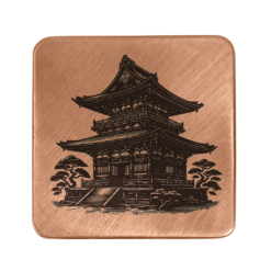 Japanese Temple Embossed Ball Marker 7 Japanese Temple Embossed Ball Marker - Image 3