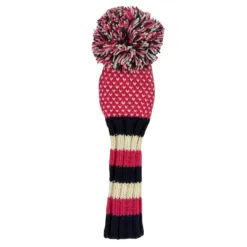 Pink, Navy, White Chevron Knit Wool Headcovers- LAST CALL! 7 Pink, Navy, White Chevron Knit Wool Headcovers- LAST CALL! - Image 3