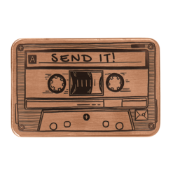 Send It Cassette Embossed Ball Marker