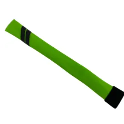 lime green and black alignment stick cover