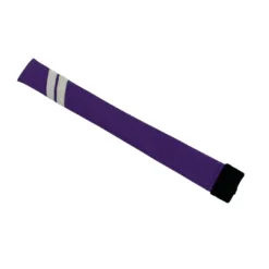 purple and white alignment stick cover