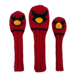 Cardinal Knit Wool Headcovers