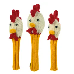 rooster knit headcovers