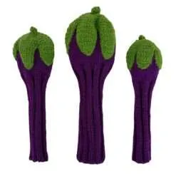 eggplant knit headcovers