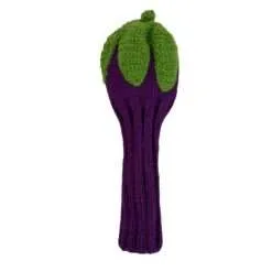 Alternative view of Eggplant Knit Wool Headcovers