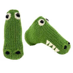 Duraleather Headcovers - SHIPS NOW! 66 alligator knit blade putter cover